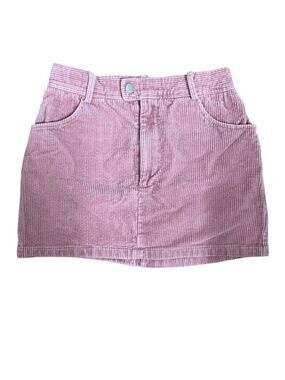 Kendall & Kylie Pink Corduroy Mini Skirt Women’s Size S